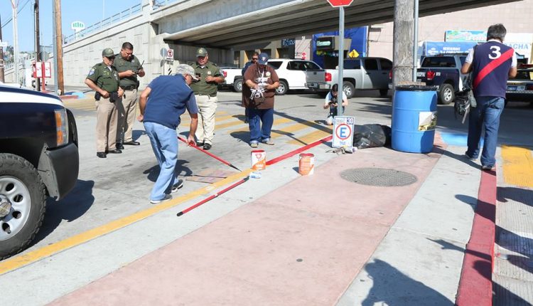 Clausuran sitio de taxi exclusivo en Garita El Chaparral (2)