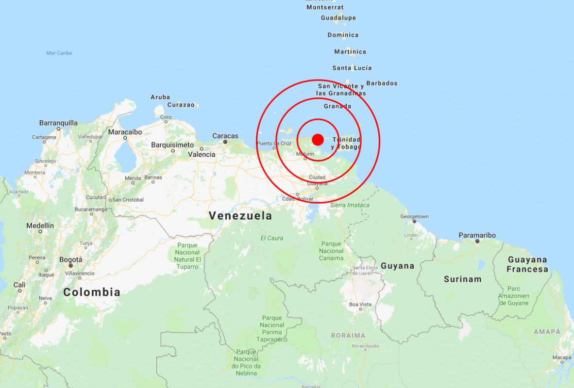 Se registra terremoto con intensidad 7.3 en Venezuela
