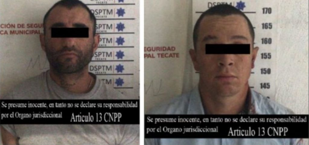 Detenidos, choque, persecución