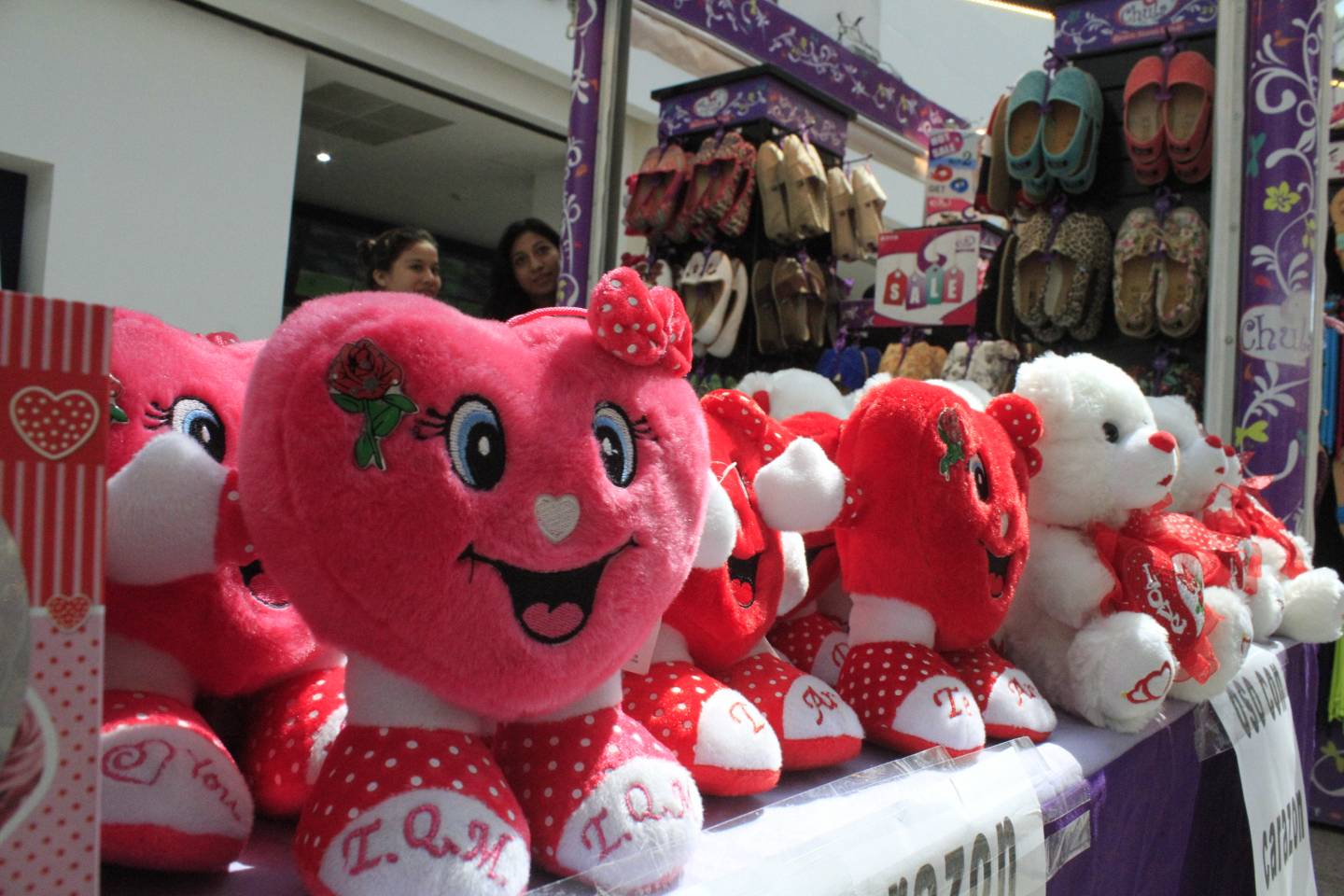 Peluches para San Valentín