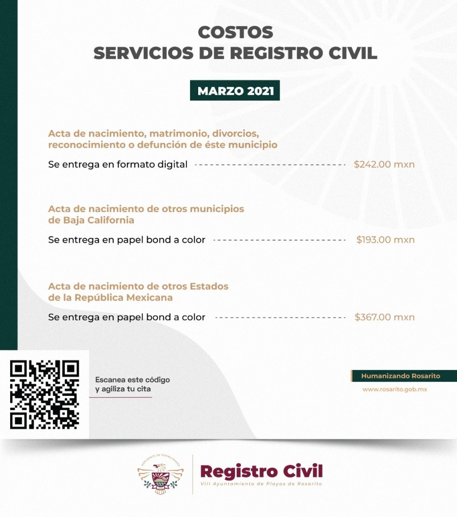 Sistema de cita, documentos, registro civil 
