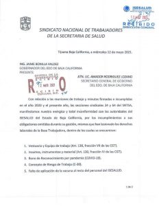 Huelga, Paro, Trabajadores, Salud, Jaime Bonilla
