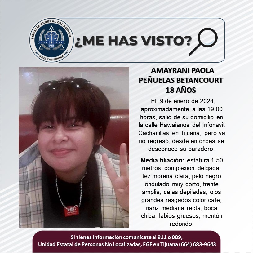 Salió de su domicilio, pero ya no regreso